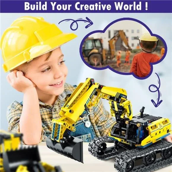 STEM Toy Building Sets for Kids Ages 8-12, 5-in-1 Remote & APP (430 Pcs)